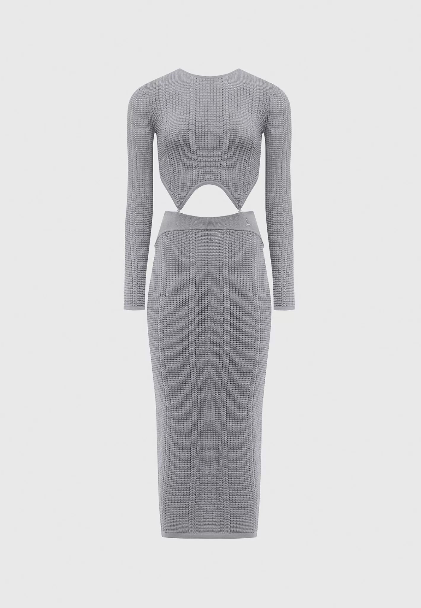2-in-1 Long Sleeve Knitted Midaxi Dress - -Manière De Voir Best Sale