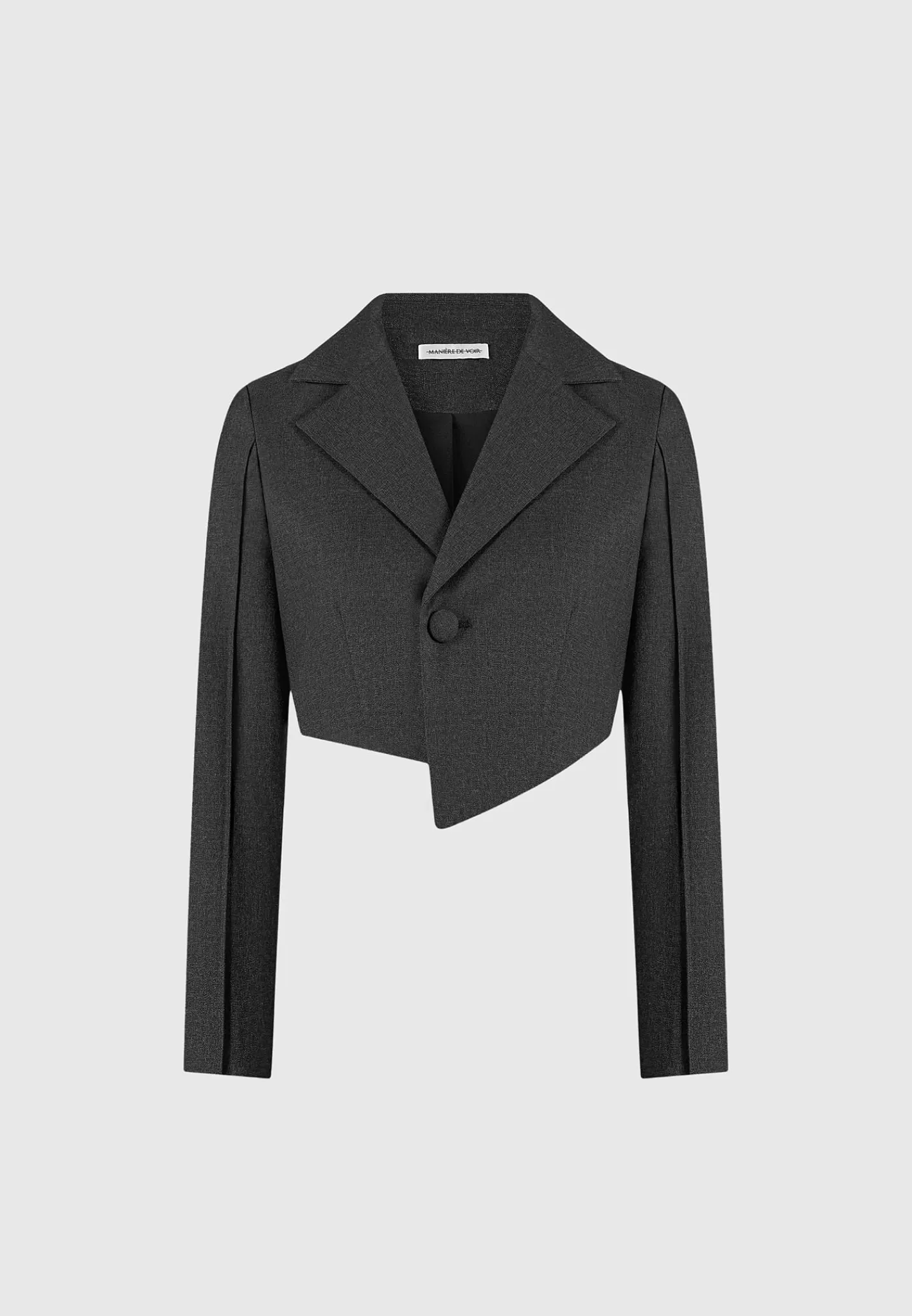 Asymmetric Tailored Cropped Blazer - -Manière De Voir Clearance