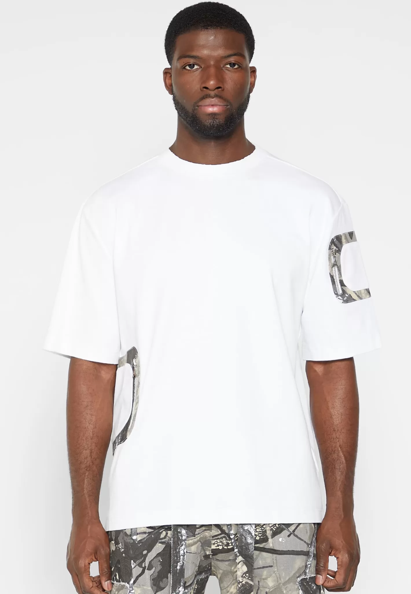 Camo Patch T-Shirt - Off White-Manière De Voir Best Sale