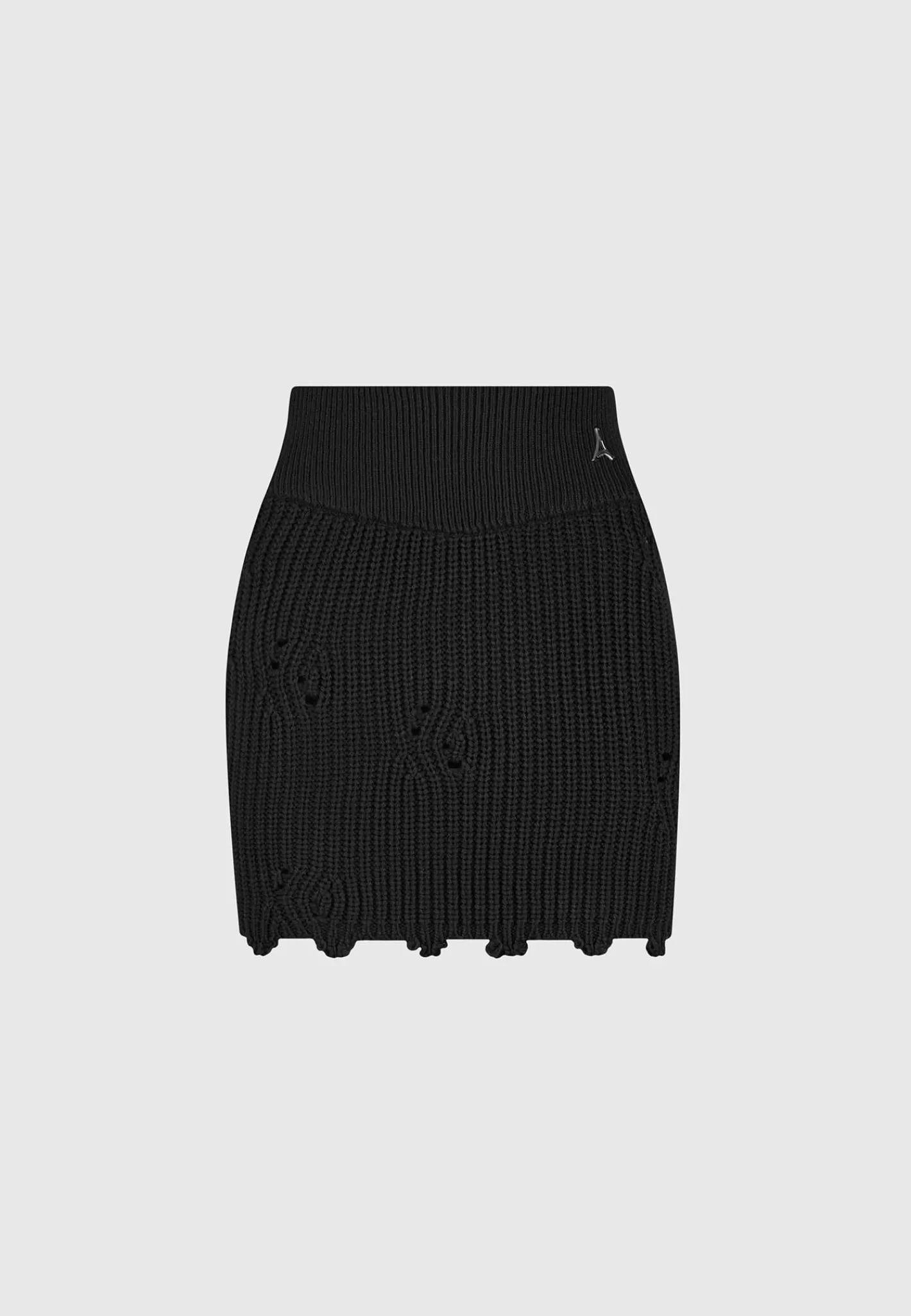 Distressed Knit Mini Skirt - -Manière De Voir Outlet