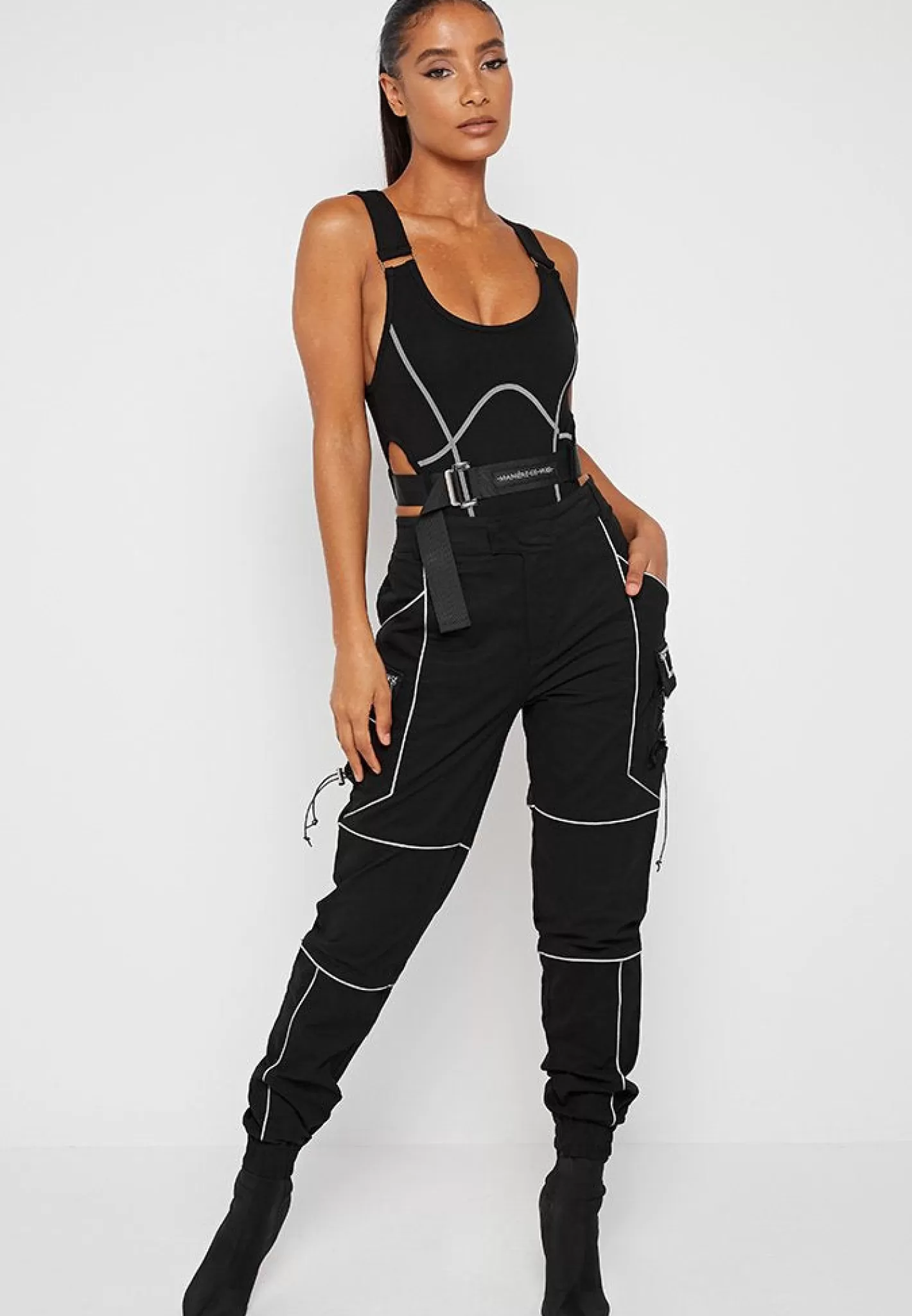 High Leg Reflective Bodysuit - -Manière De Voir Discount