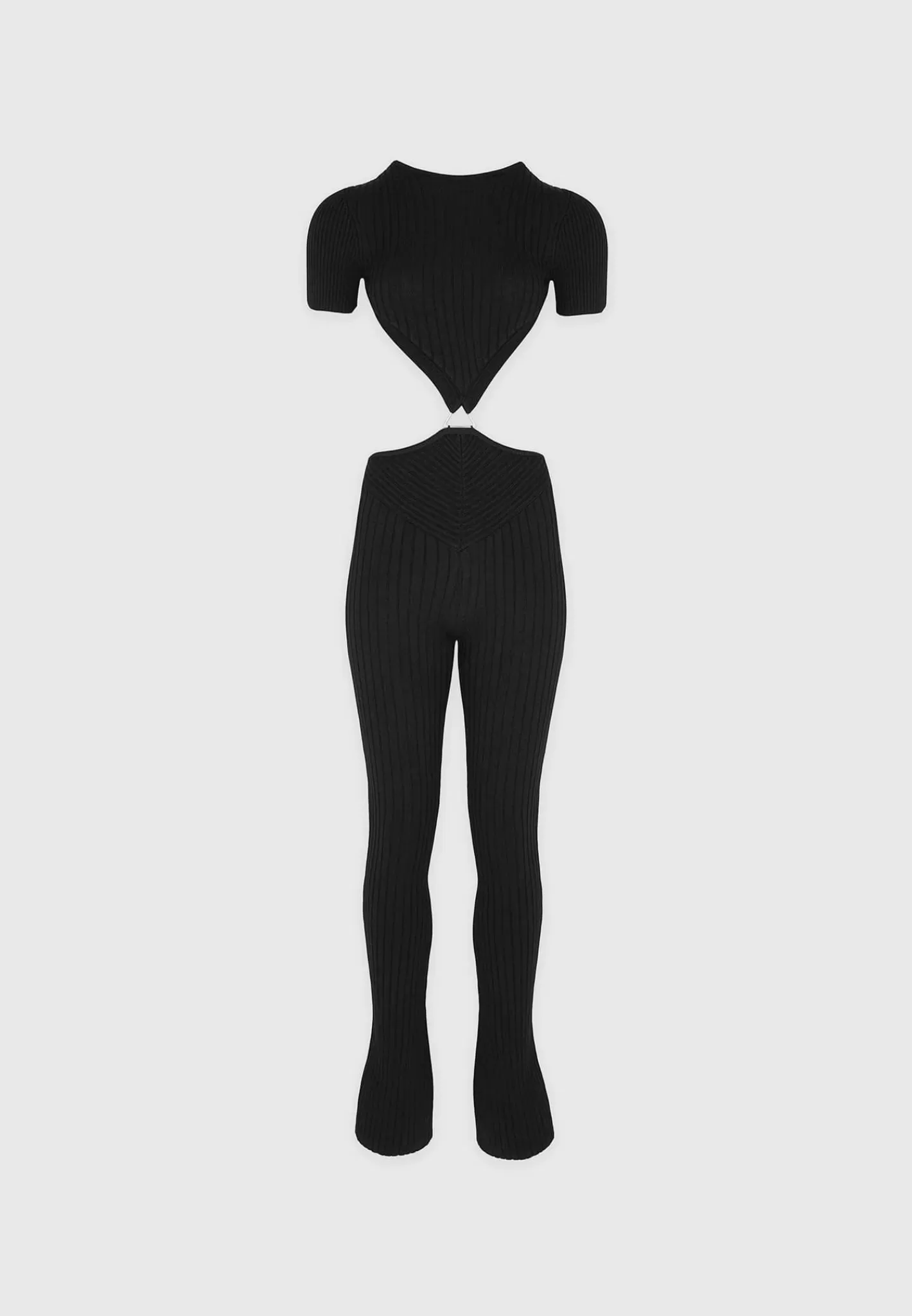 Knitted Backless Jumpsuit - -Manière De Voir Store