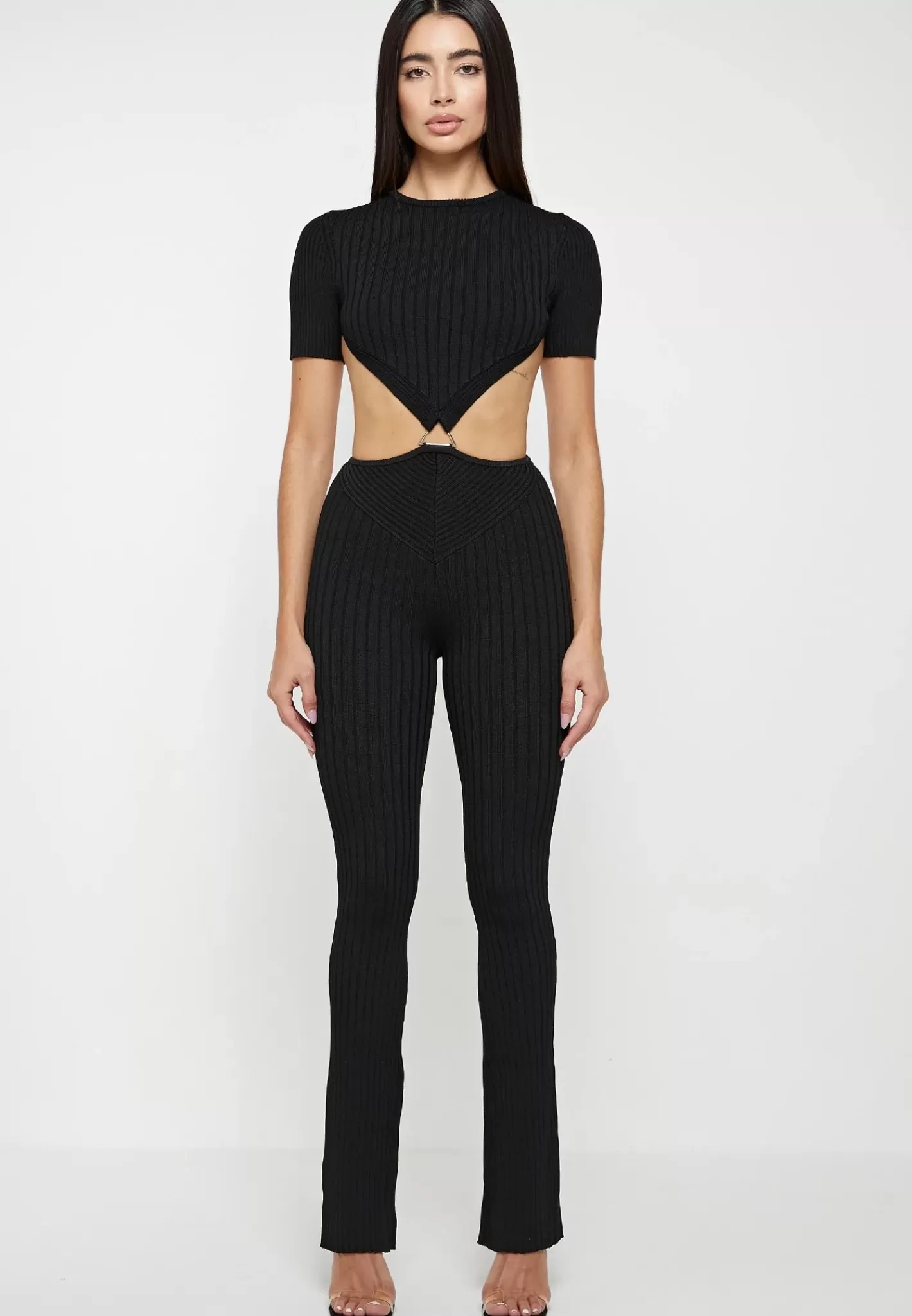 Knitted Backless Jumpsuit - -Manière De Voir Store