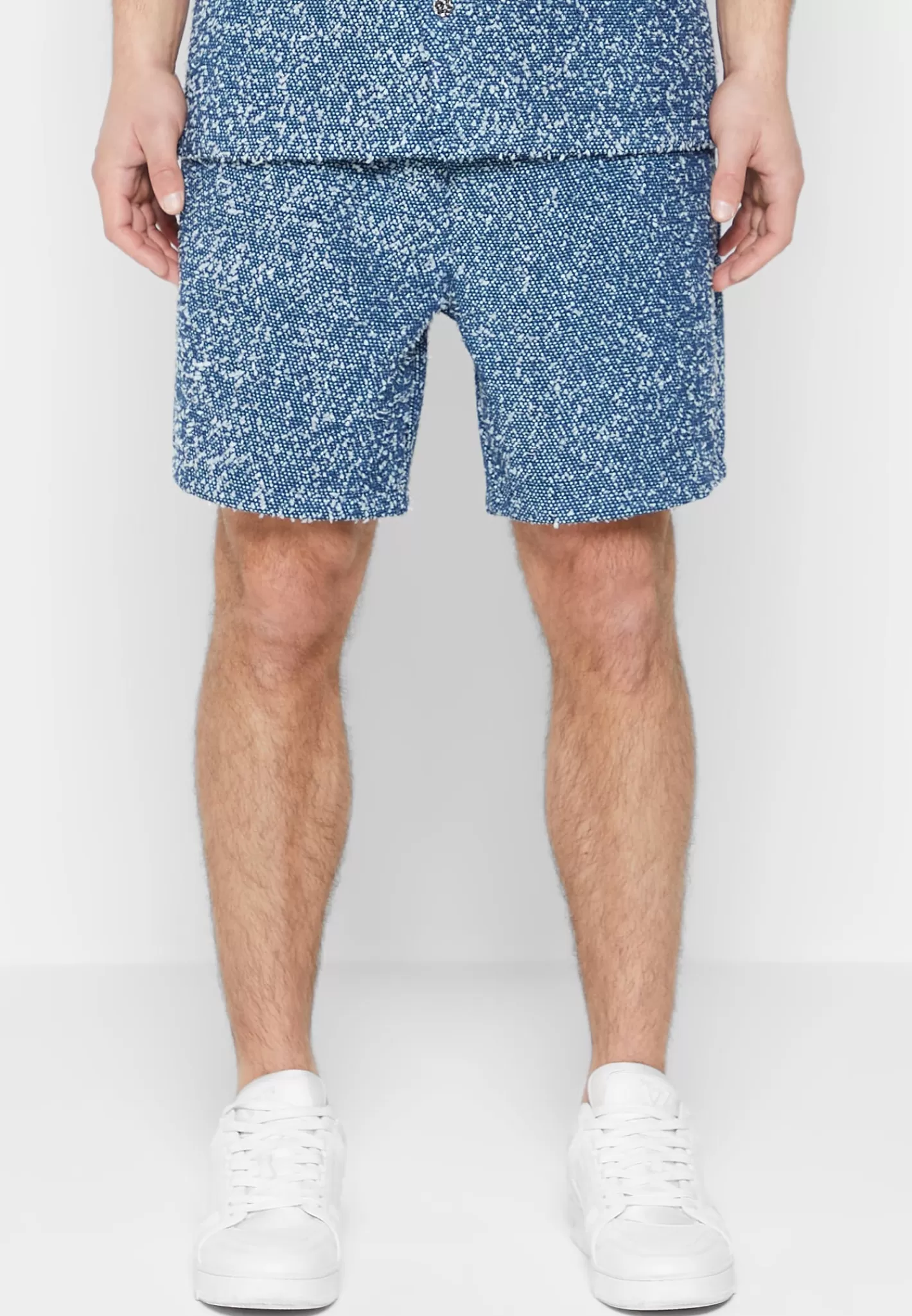 Limited Edition Boucle Denim Shorts - Mid -Manière De Voir Shop
