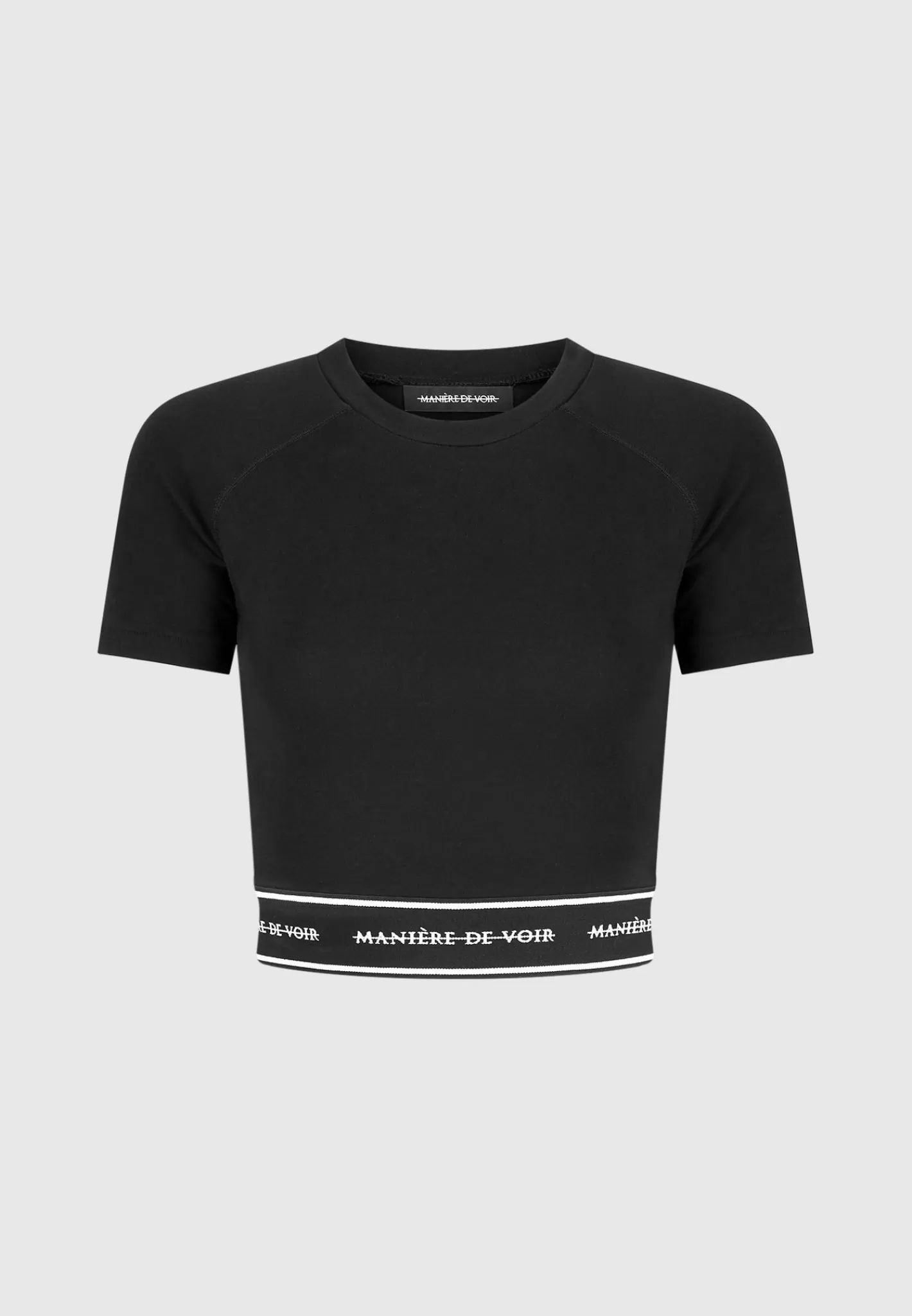 MDV Banded Crop T Shirt - -Manière De Voir New