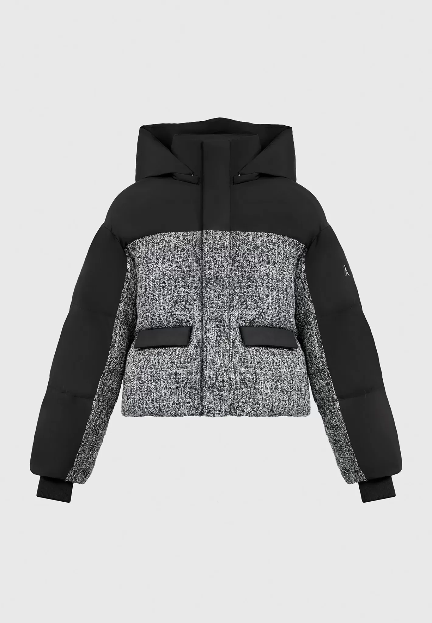 Oversized Tweed Puffer Jacket - -Manière De Voir Discount
