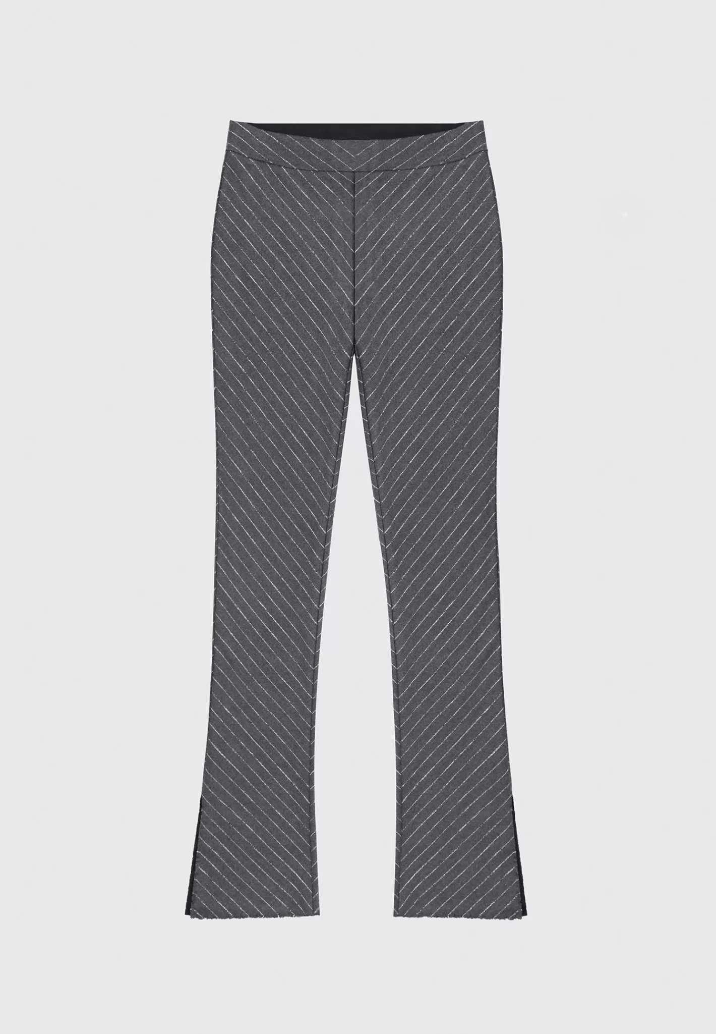Pinstripe Mini Flared Trousers - -Manière De Voir Online