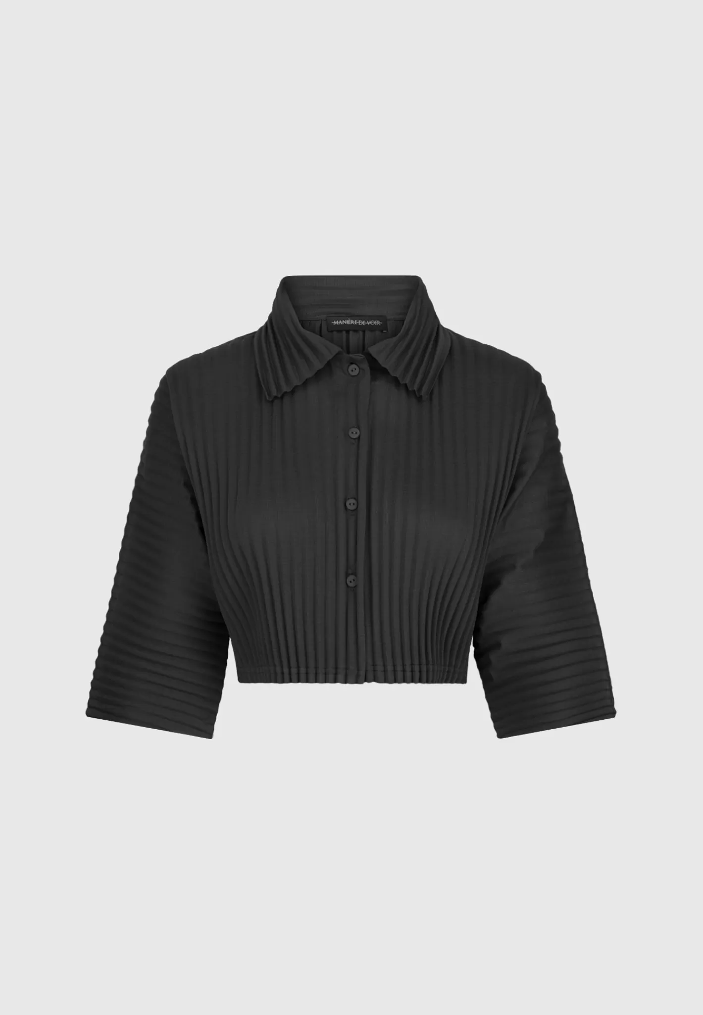 Pleated Cropped Shirt - -Manière De Voir Best Sale