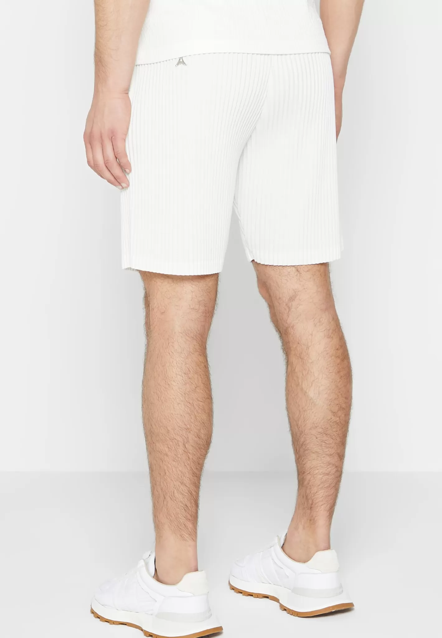 Pleated Shorts - Off White-Manière De Voir Cheap