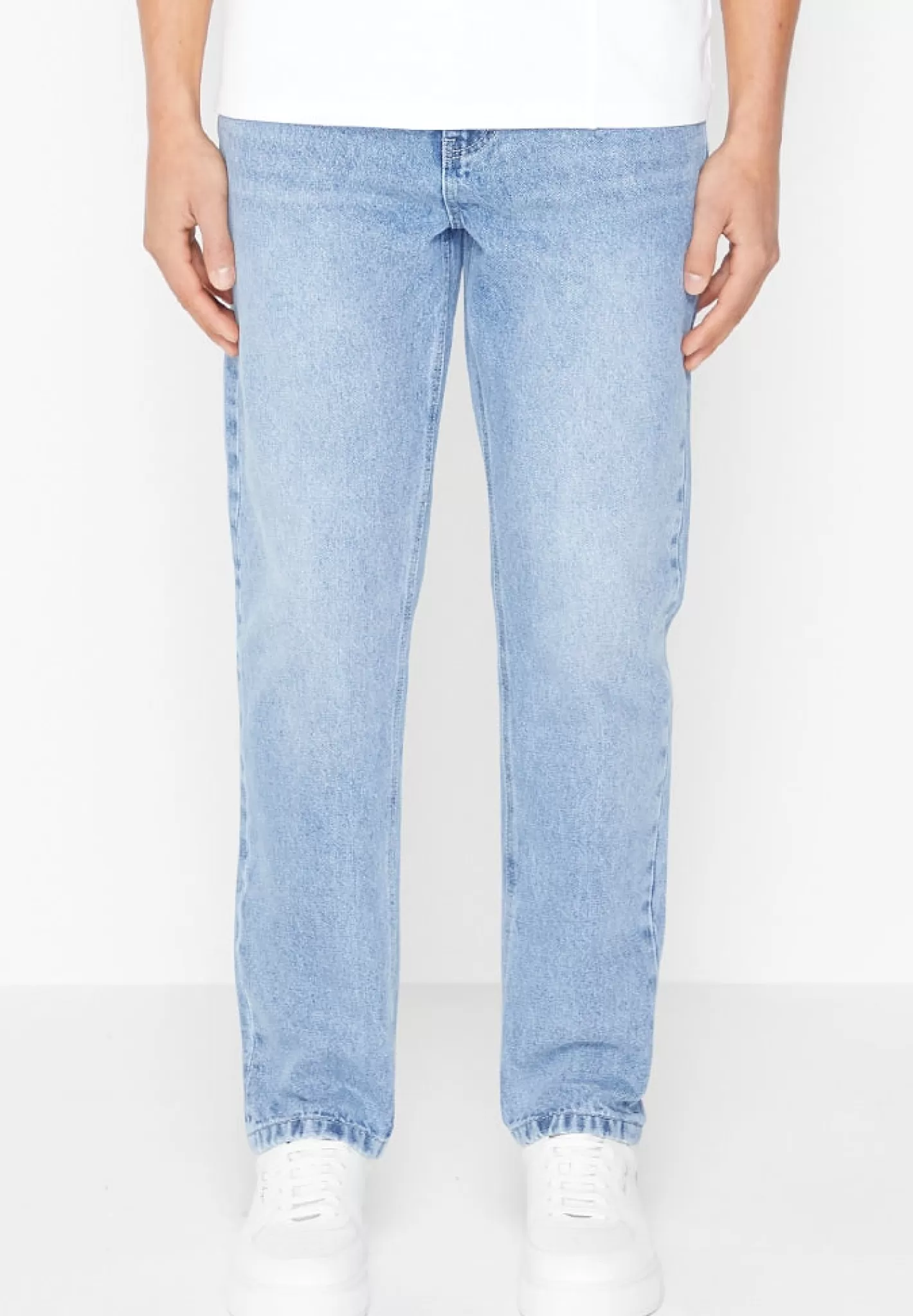 Regular Fit Jeans - Mid Blue-Manière De Voir Store