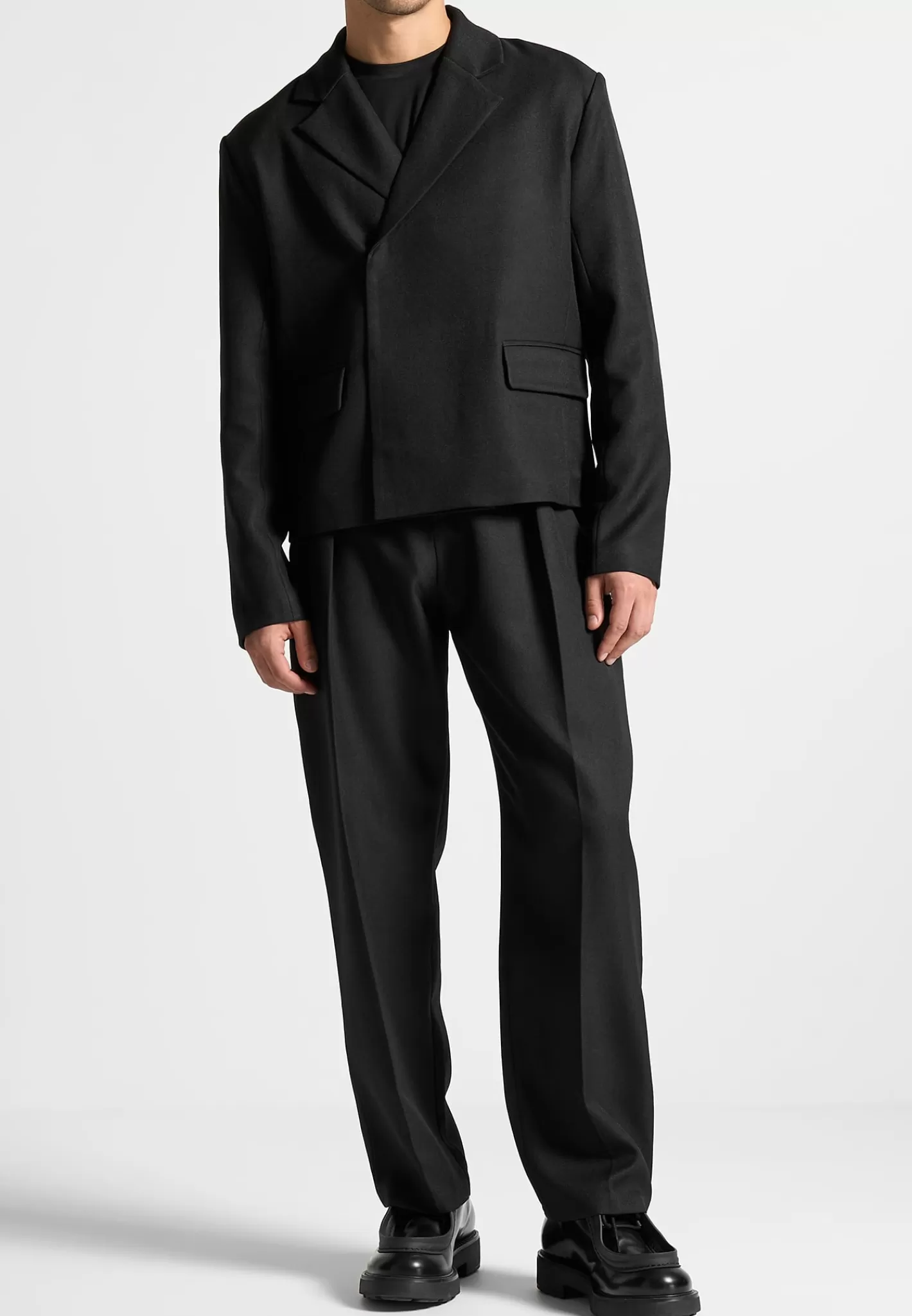 Relaxed Tailored Trousers with Pleat - -Manière De Voir Best