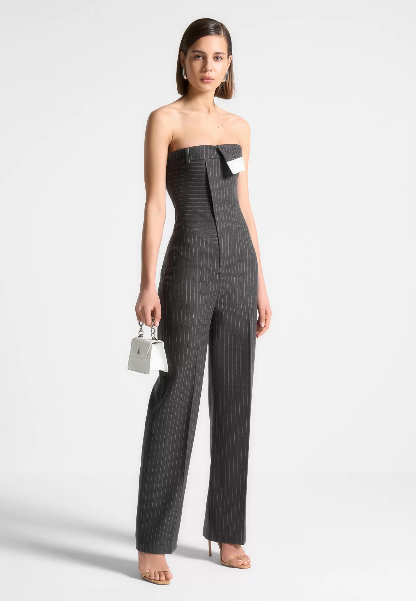 Tailored Pinstripe Jumpsuit - -Manière De Voir Sale