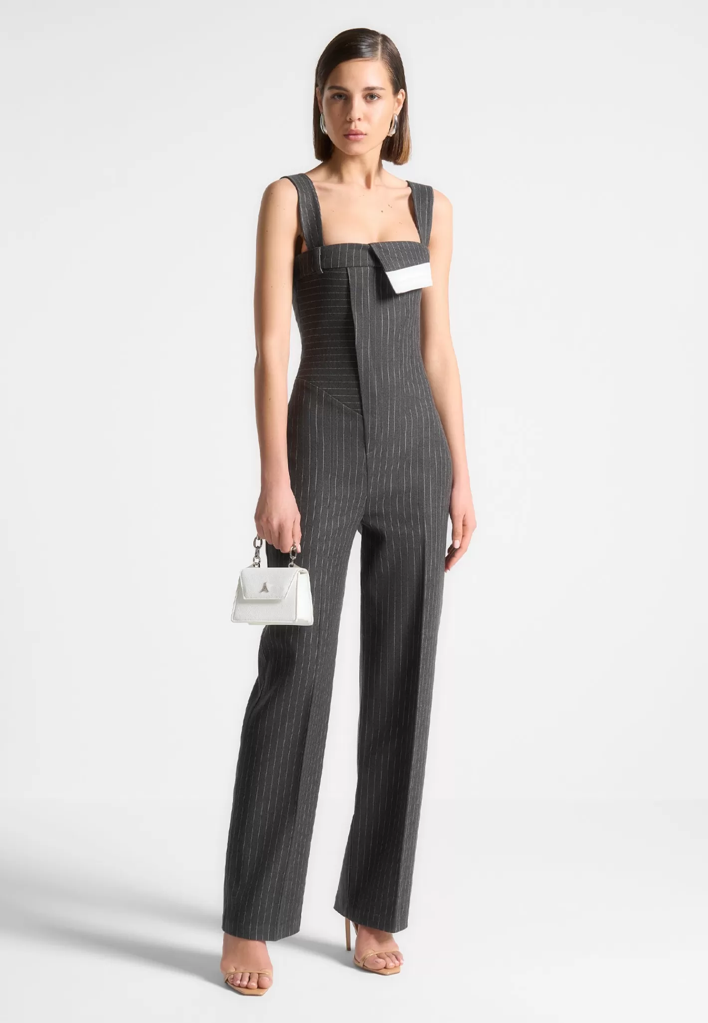 Tailored Pinstripe Jumpsuit - -Manière De Voir Sale