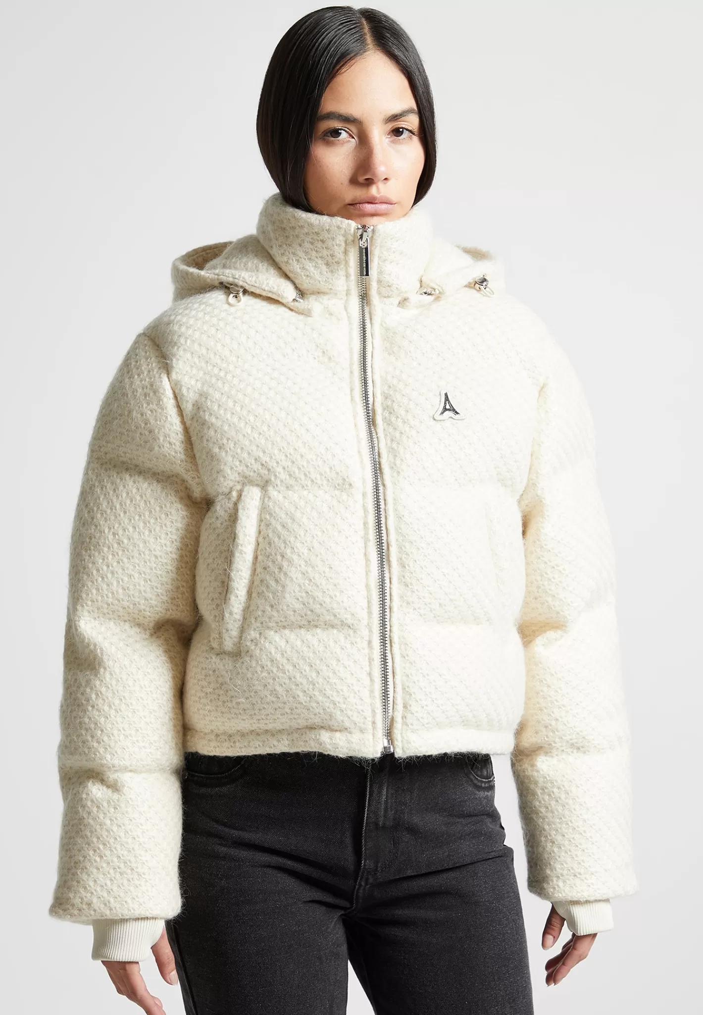 Textured Knit Puffer Jacket - -Manière De Voir Best Sale