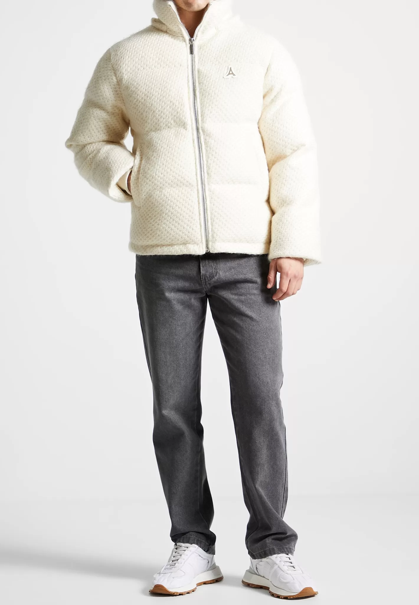 Textured Knit Puffer Jacket - -Manière De Voir Store