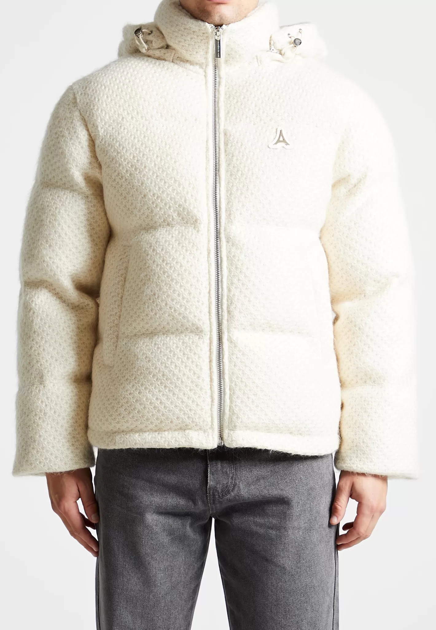 Textured Knit Puffer Jacket - -Manière De Voir Store