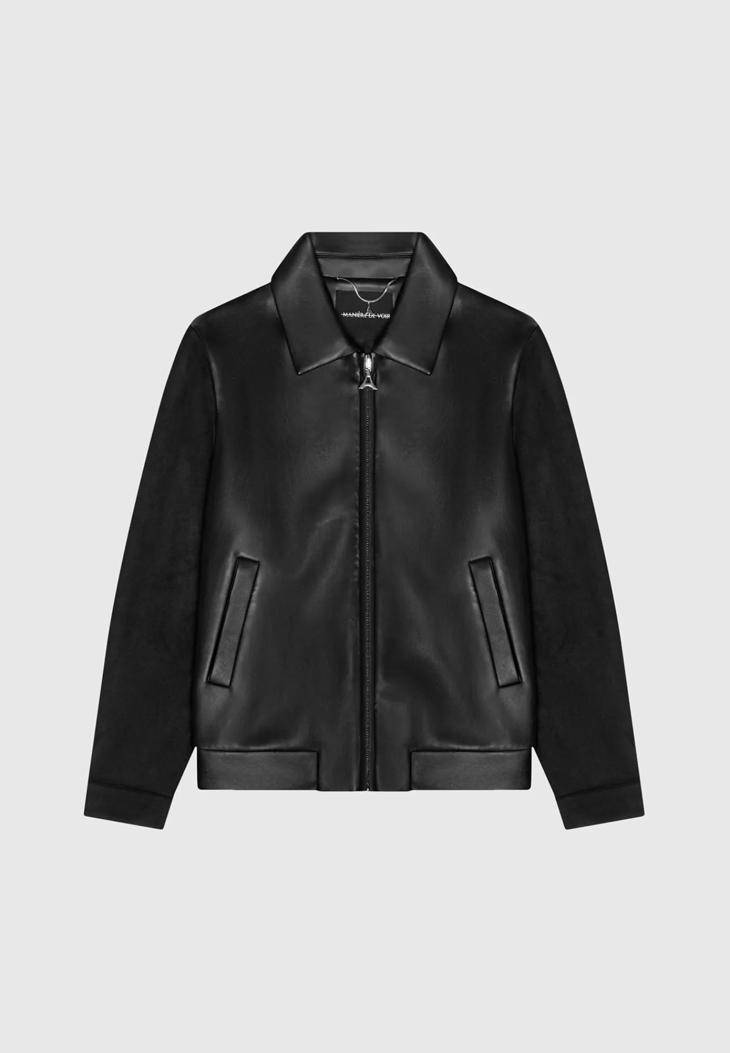 Vegan Leather & Suede Jacket - -Manière De Voir Fashion