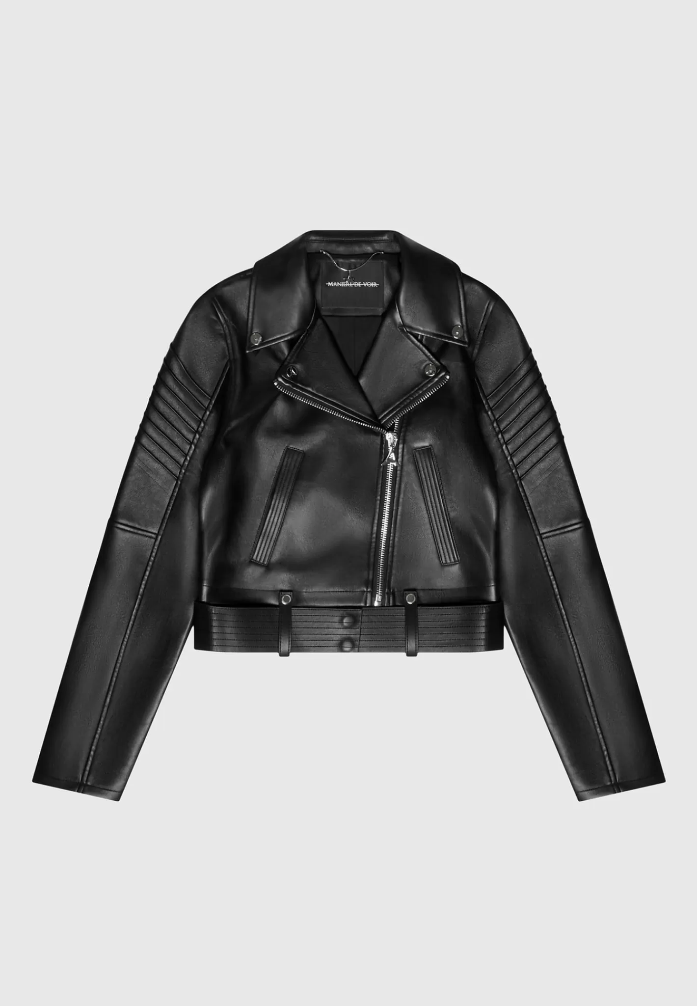 Vegan Leather Biker Jacket - -Manière De Voir Store