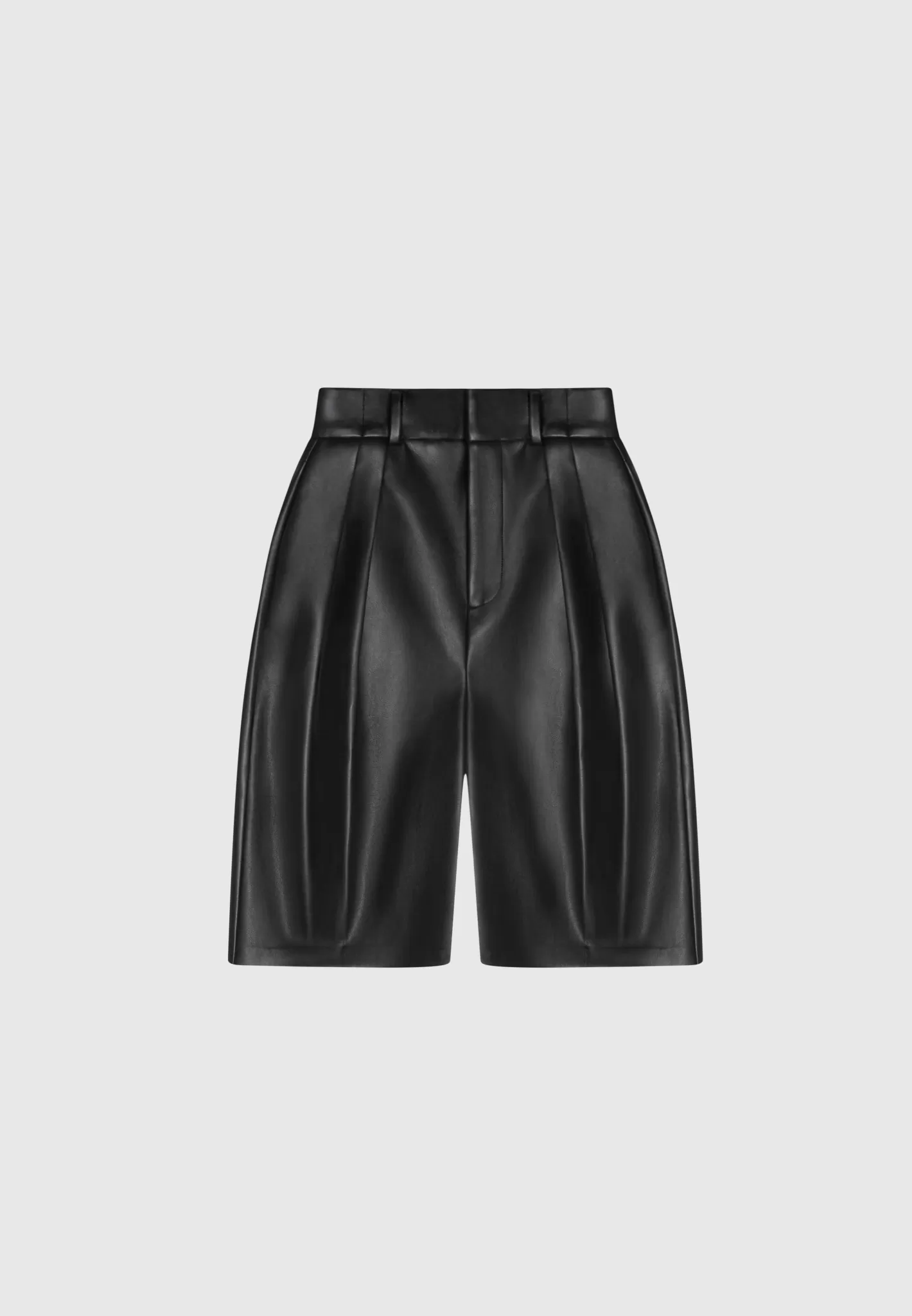 Vegan Leather Tailored City Shorts - -Manière De Voir Flash Sale